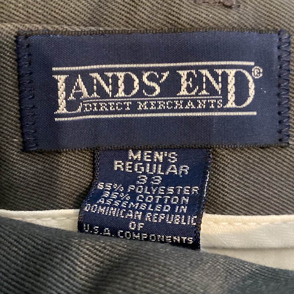 Men's Classic Gray Chinos Pants, Size 33X29 - Picture 3 of 6